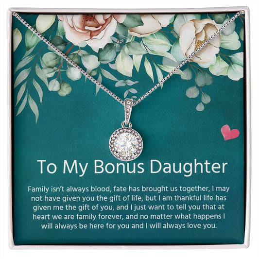My Bonus Daughter | Stay Strong - Eternal Hope Necklace