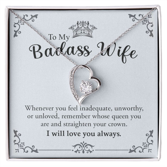 My Badass Wife | I'm always here - Forever Love Necklace
